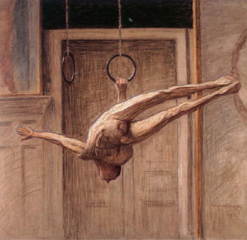 Eugene Jansson ring gymnast no.2 Spain oil painting art